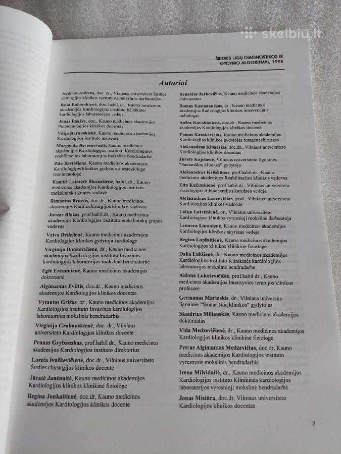 Širdies ligų diagnostikos ir gydymo algoritmai - nuotraukos Nr. 3