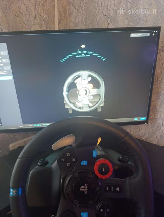 Logitech g29 vairas su pedalais - nuotraukos Nr. 2