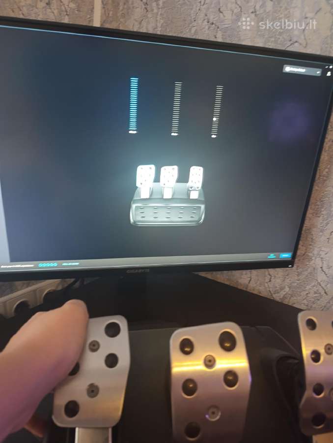 Logitech g29 vairas su pedalais - nuotraukos Nr. 4