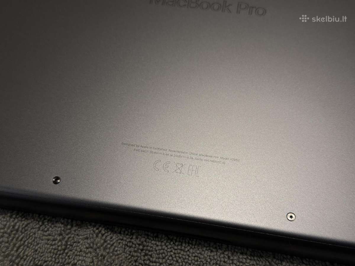 MacBook Pro 14 M3 pro 18/512gb - nuotraukos Nr. 5