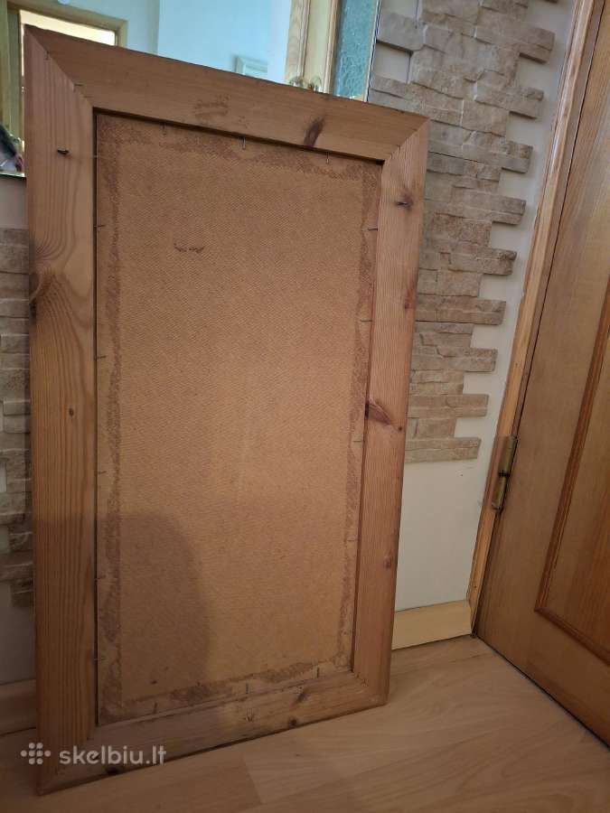 Senovinis vintažinis paveikslas su meškučiais - nuotraukos Nr. 5