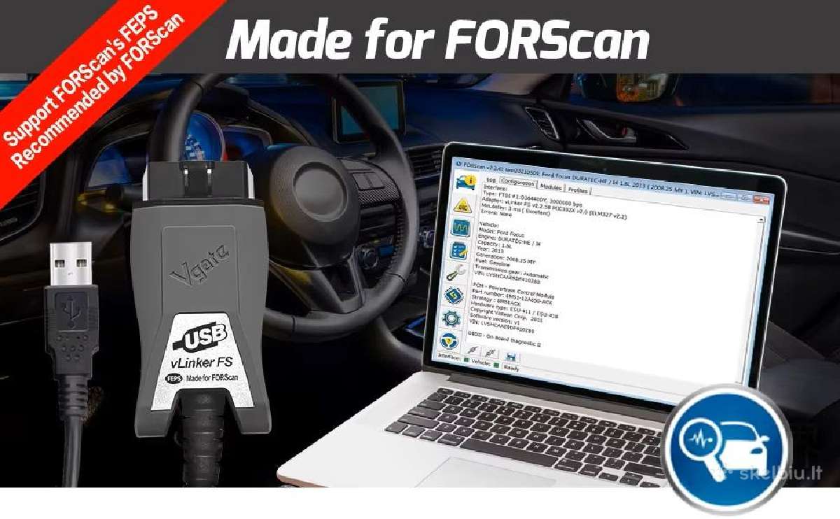 Obd Diagnostika Ford / Mazda / Lincoln / Mercury - nuotraukos Nr. 5