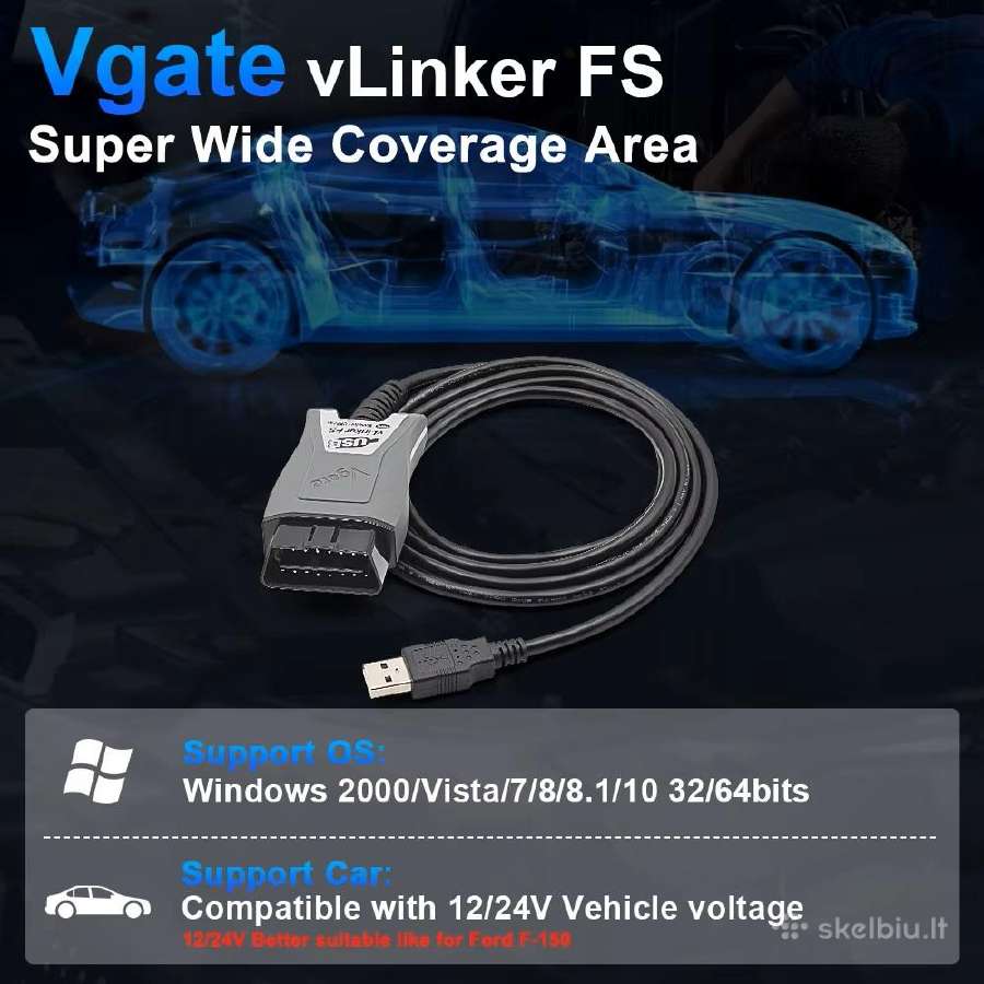 Obd Diagnostika Ford / Mazda / Lincoln / Mercury - nuotraukos Nr. 7