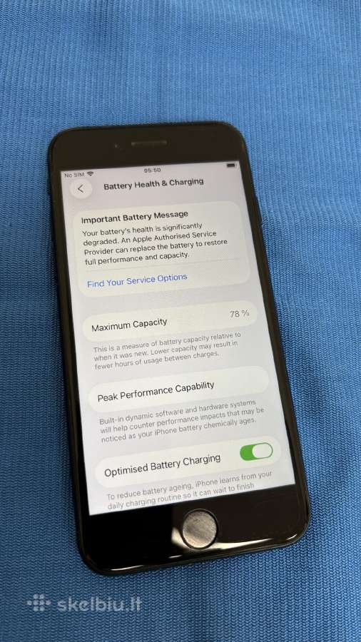 iPhone Se 64gb Midnight (2022) - nuotraukos Nr. 3