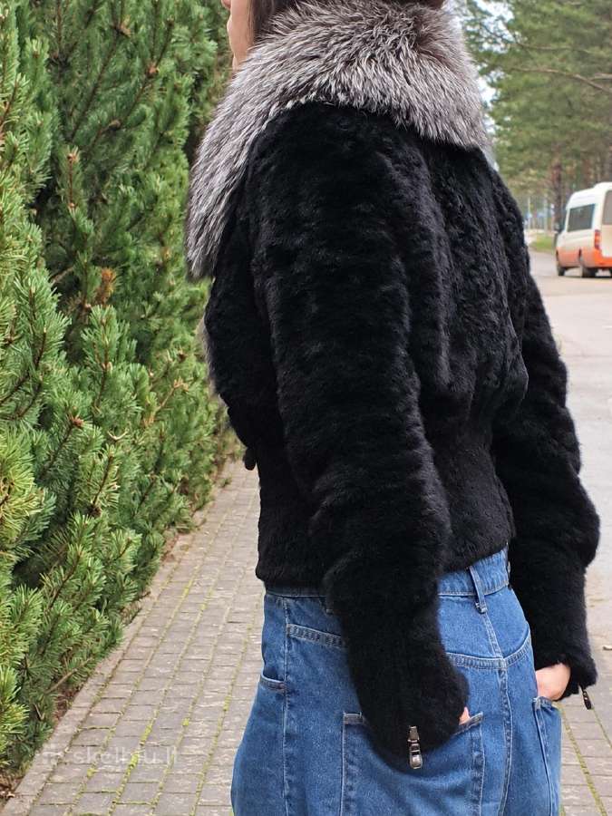 Natūralaus kailio trumpi kailinukai - nuotraukos Nr. 7
