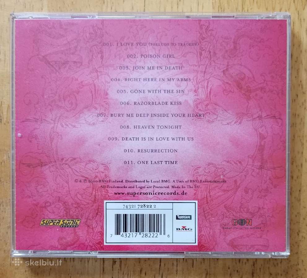 Him Razorblade romance CD - nuotraukos Nr. 2