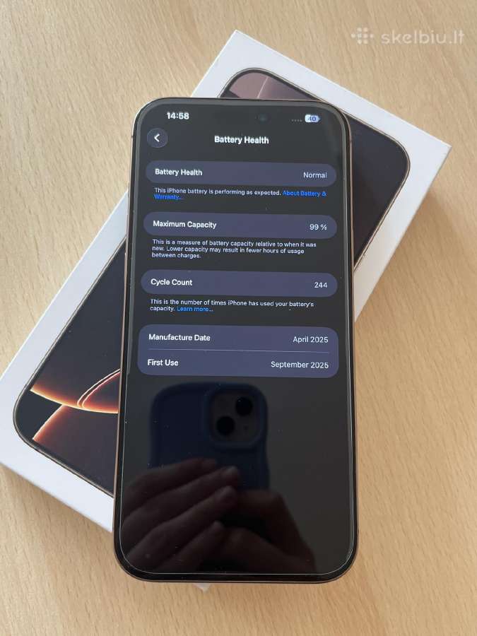 iPhone 16 pro max 256 GB Desert Titanium - nuotraukos Nr. 3