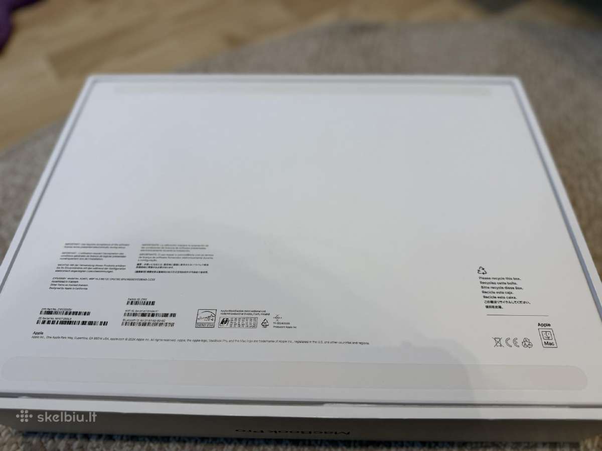 MacBook Pro 14 / M4pro / 48gb / 512ssd - nuotraukos Nr. 4
