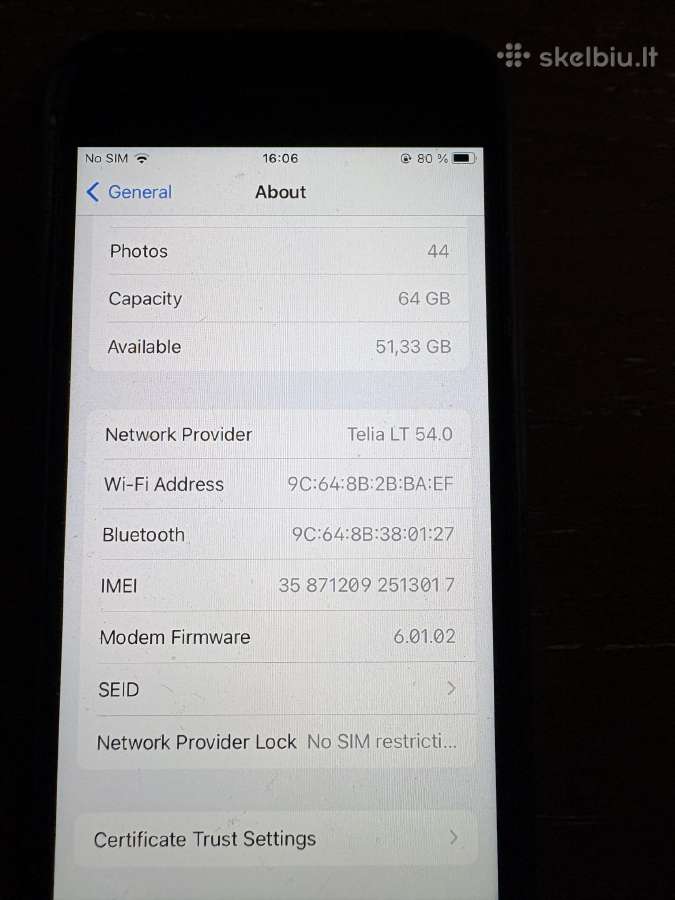 Parduodu „iPhone 8“, 64 GB - nuotraukos Nr. 2