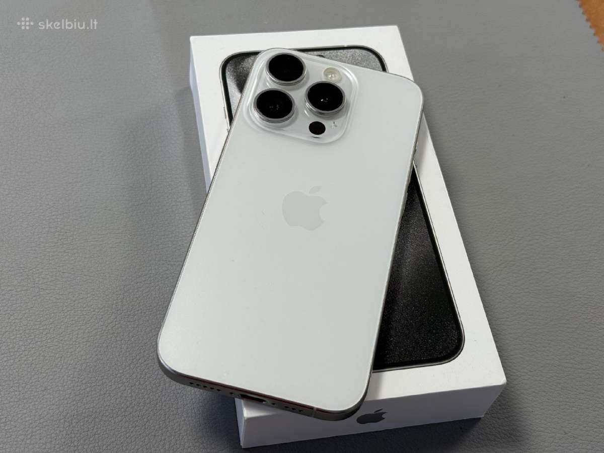 iPhone 15 Pro labai geros būklės su gera baterija - nuotraukos Nr. 2