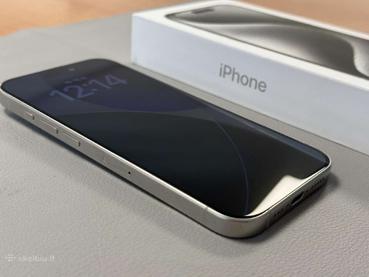 iPhone 15 Pro labai geros būklės su gera baterija - nuotraukos Nr. 9
