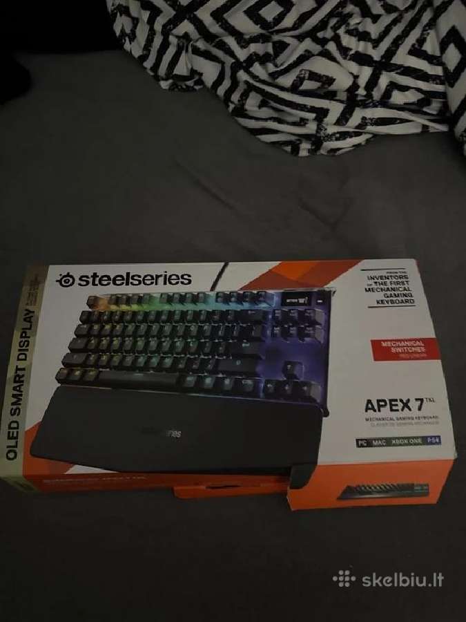 Steelseries Apex 7 Tkl mechaninė klaviatūra - nuotraukos Nr. 4
