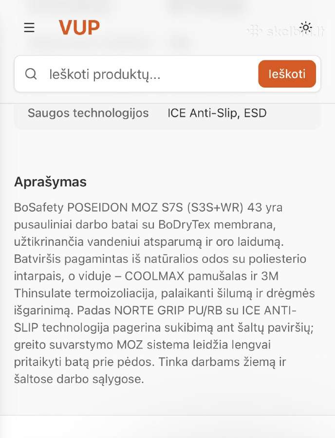 Darbiniai batai - nuotraukos Nr. 5