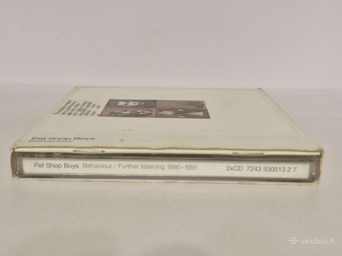 Audio 2cd Pet Shop Boys – Behaviour / Further List - nuotraukos Nr. 14