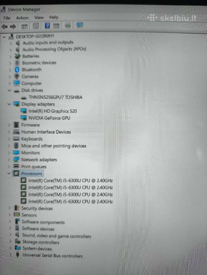Surface Book 13.5 Ts i5-6300u 8gb 256gb 3%/3% - nuotraukos Nr. 6