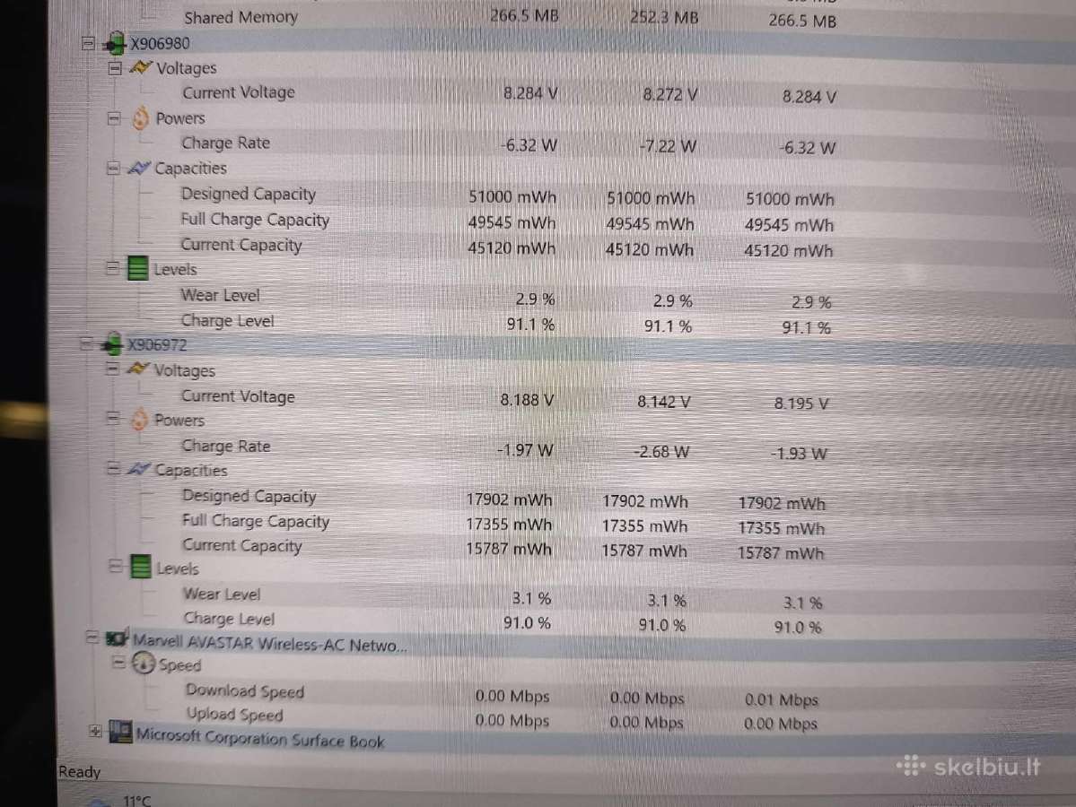 Surface Book 13.5 Ts i5-6300u 8gb 256gb 3%/3% - nuotraukos Nr. 7