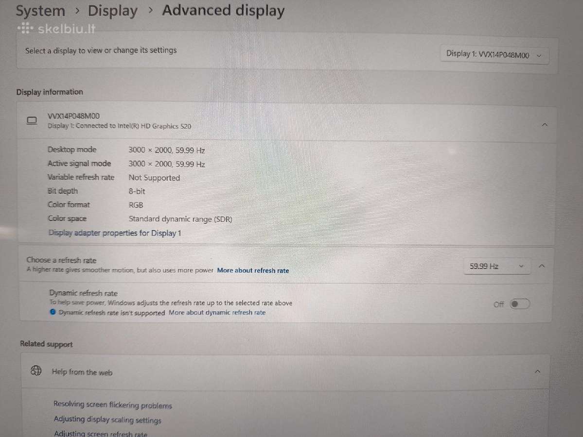 Surface Book 13.5 Ts i5-6300u 8gb 256gb 3%/3% - nuotraukos Nr. 8