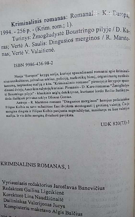 Kriminalinis romanas (1 dalis) - nuotraukos Nr. 3