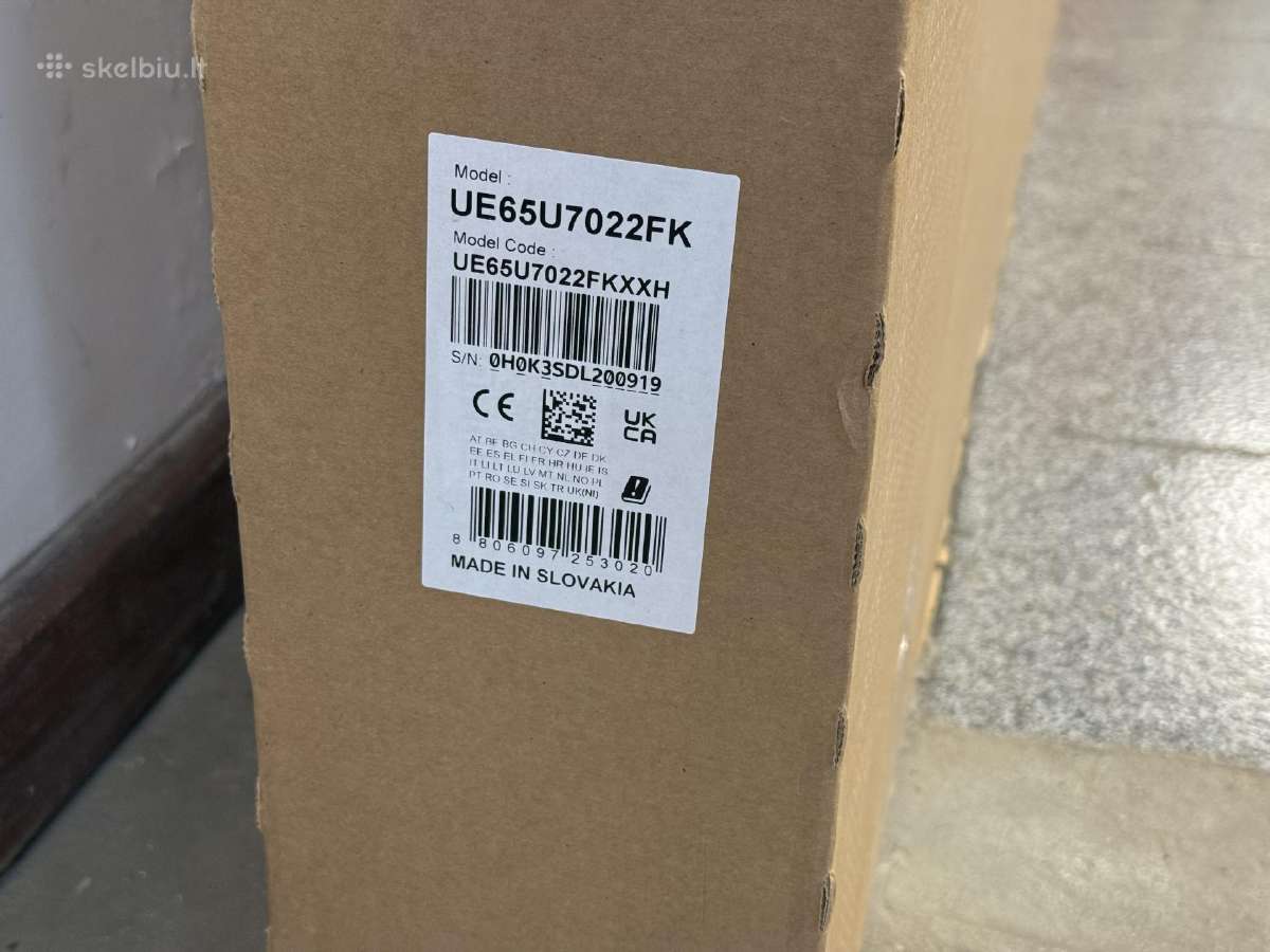 Samsung 7 serijos 65colių TV visiškai naujas garan - nuotraukos Nr. 2