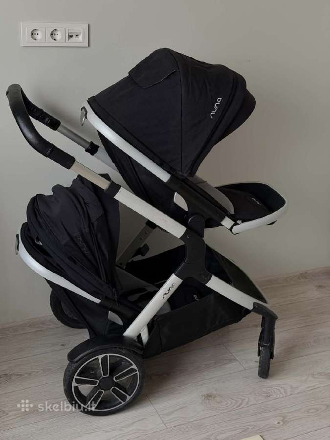 Pametinukų Vežimas + Cybex auto kėdutė su Isofix - nuotraukos Nr. 2