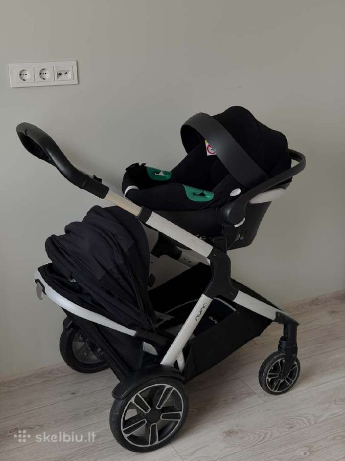 Pametinukų Vežimas + Cybex auto kėdutė su Isofix - nuotraukos Nr. 3