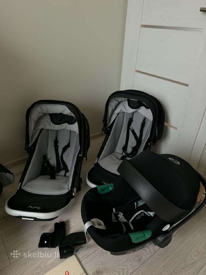 Pametinukų Vežimas + Cybex auto kėdutė su Isofix - nuotraukos Nr. 4