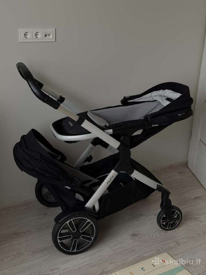 Pametinukų Vežimas + Cybex auto kėdutė su Isofix - nuotraukos Nr. 6