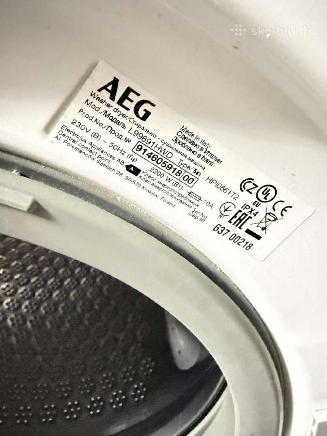 Aeg L99691hwd - nuotraukos Nr. 4