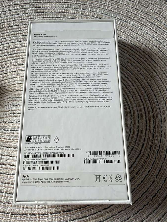 iPhone 15 Pro 128 GB - nuotraukos Nr. 10
