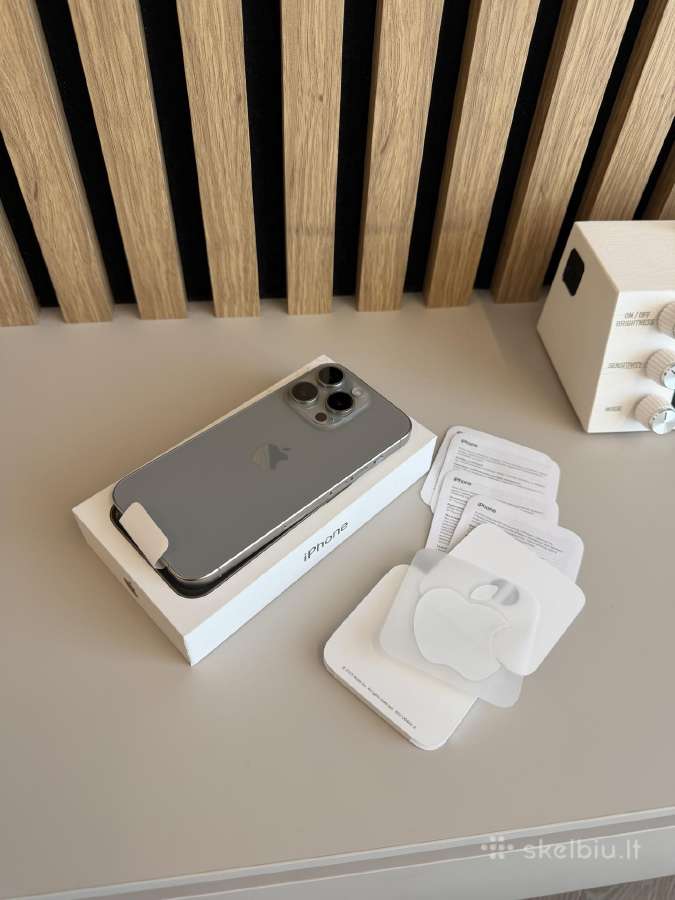 Naujas iPhone 15 Pro Titanium su garantija - nuotraukos Nr. 4