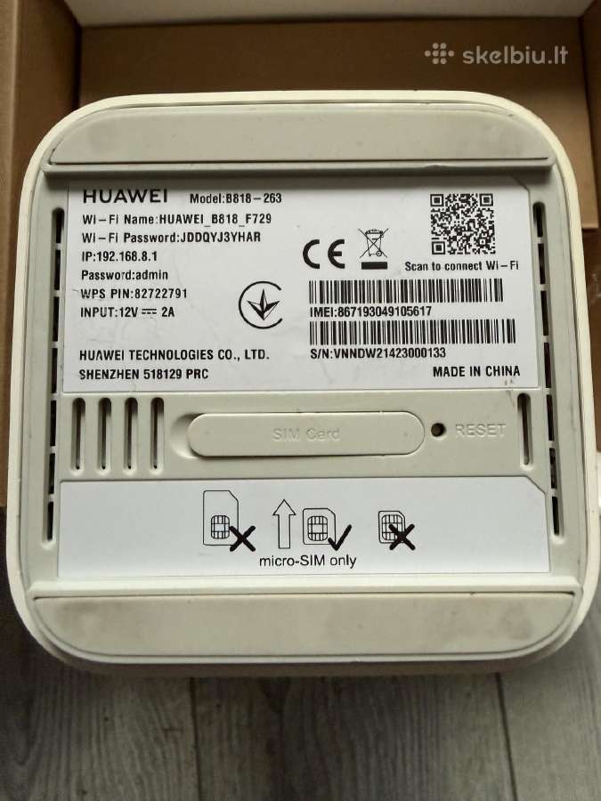 Huawei B181-263 4G Lte Cat19 - nuotraukos Nr. 4