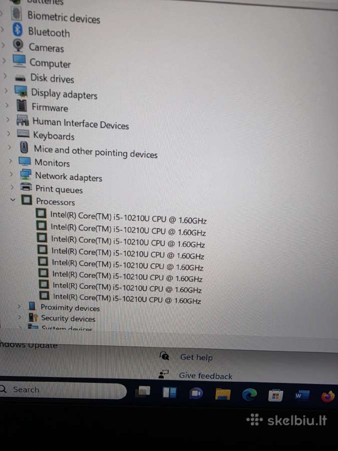 Lenovo X1 Carbon Gen 8. i5- 10210u. - nuotraukos Nr. 8