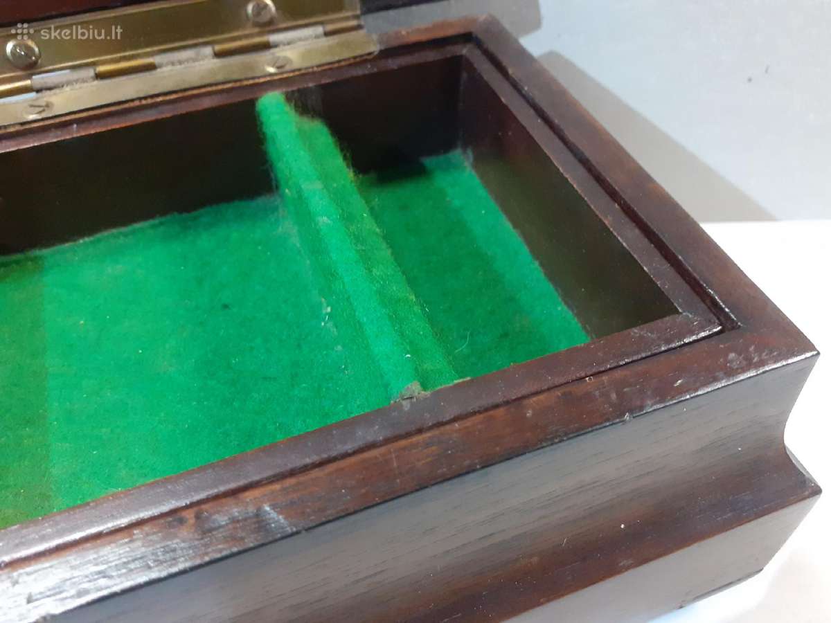 Medinė vintažinė dėžutė 20x15x12cm - nuotraukos Nr. 9