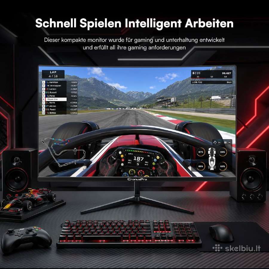 Naujas 24" Curved Gaming Monitorius 240 Hz! 1 ms - nuotraukos Nr. 2