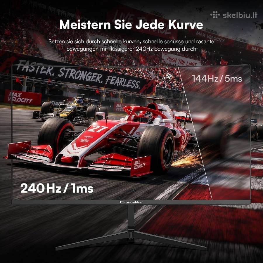 Naujas 24" Curved Gaming Monitorius 240 Hz! 1 ms - nuotraukos Nr. 4