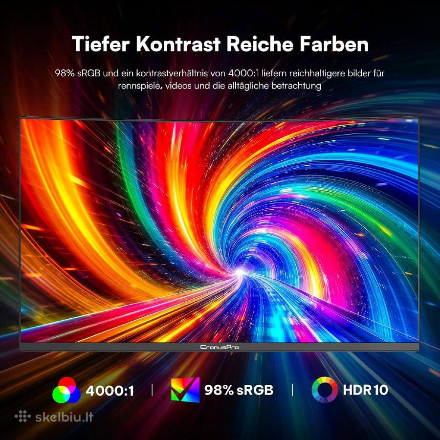 Naujas 24" Curved Gaming Monitorius 240 Hz! 1 ms - nuotraukos Nr. 5