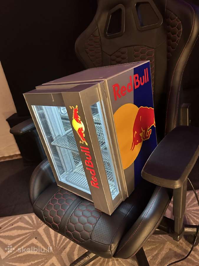 Red Bull Baby Cooler 2020 Eco LED mini šaldytuvas - nuotraukos Nr. 2