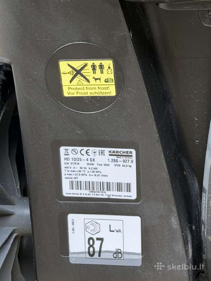 Karcher HD 10/25 - 4 Sx aukšto slėgio plovykla - nuotraukos Nr. 6