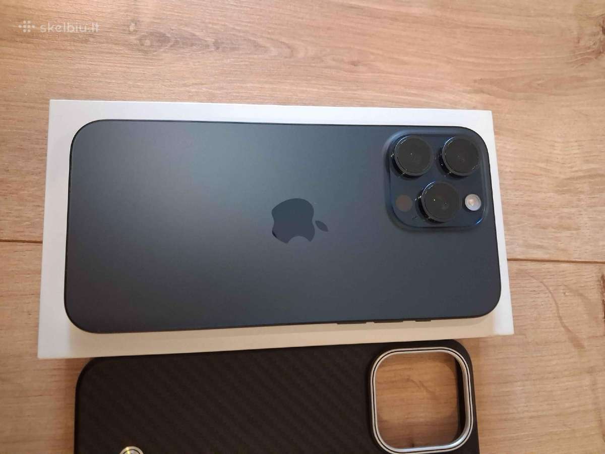 iPhone 15 pro max blue 256gb - nuotraukos Nr. 3