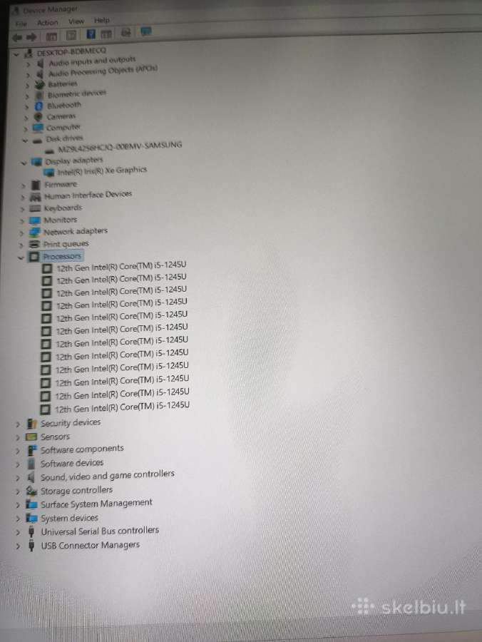 Surface Pro 9 13.0 120hz i5-1245u 16gb 256gb 16% - nuotraukos Nr. 5