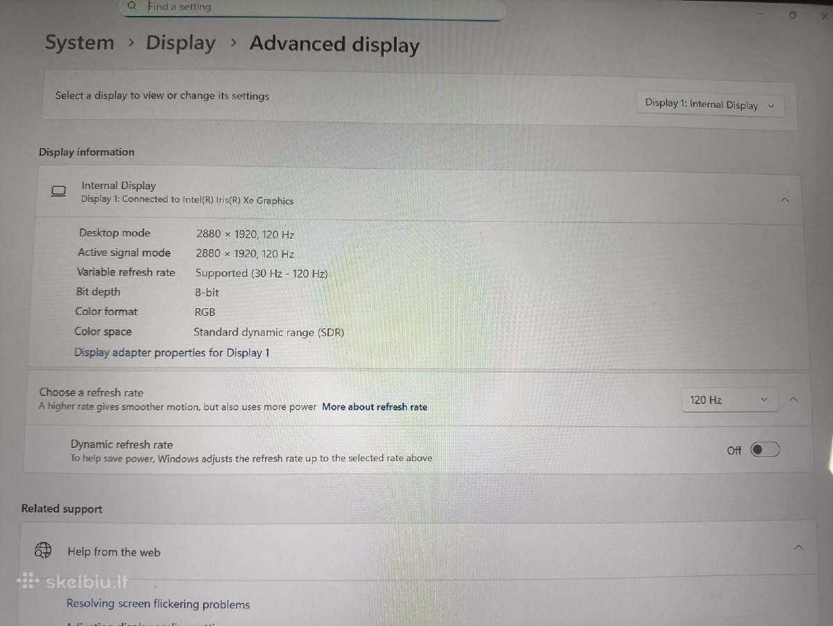 Surface Pro 9 13.0 120hz i5-1245u 16gb 256gb 16% - nuotraukos Nr. 6