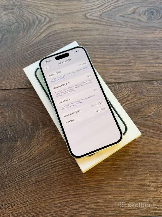 Apple iPhone 15 128gb Green - nuotraukos Nr. 7