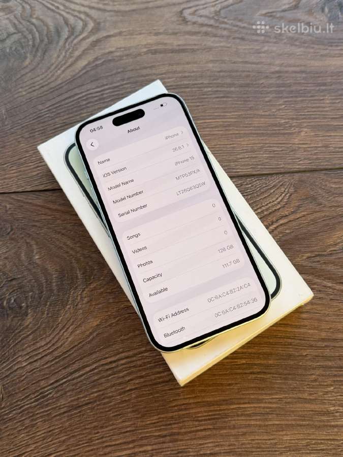 Apple iPhone 15 128gb Green - nuotraukos Nr. 8