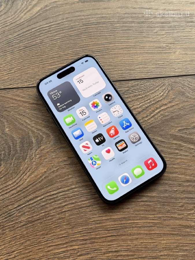 Apple iPhone 15 256gb Black - nuotraukos Nr. 4