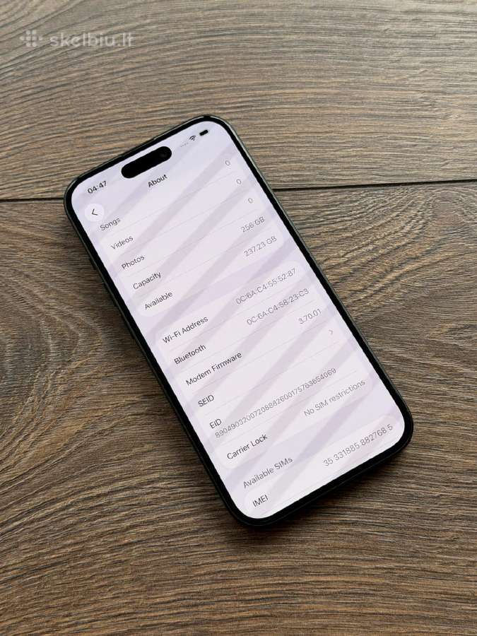 Apple iPhone 15 256gb Black - nuotraukos Nr. 8