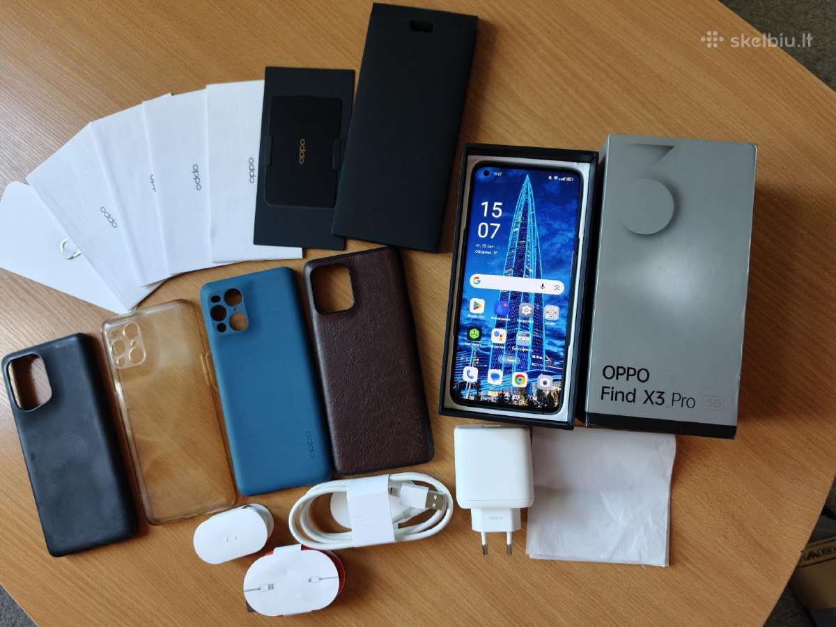 Oppo Find X3 Pro 5G 256gb 12gb RAM - nuotraukos Nr. 15