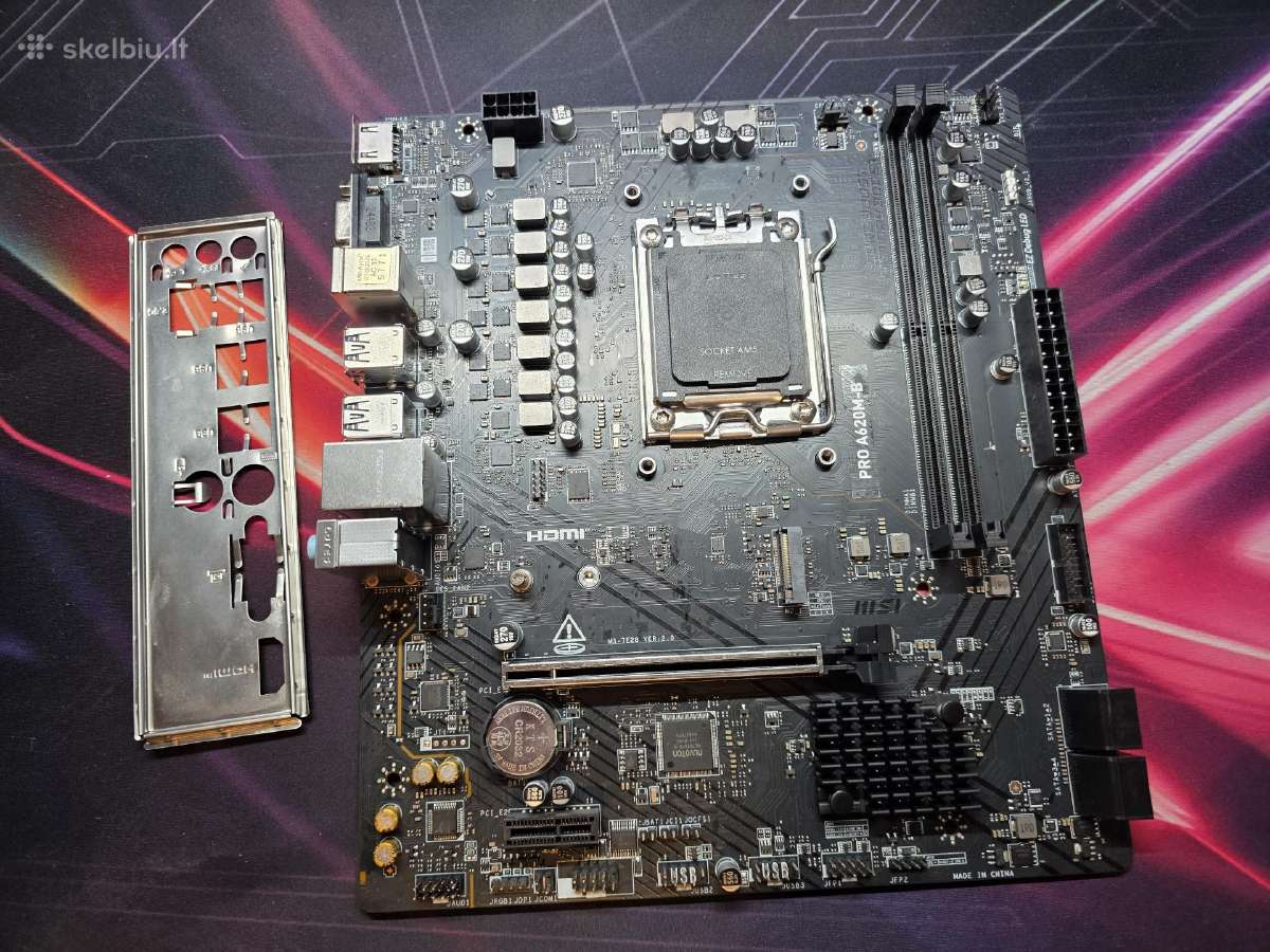 Msi Pro A620m-b mobo motinine plokste - nuotraukos Nr. 2