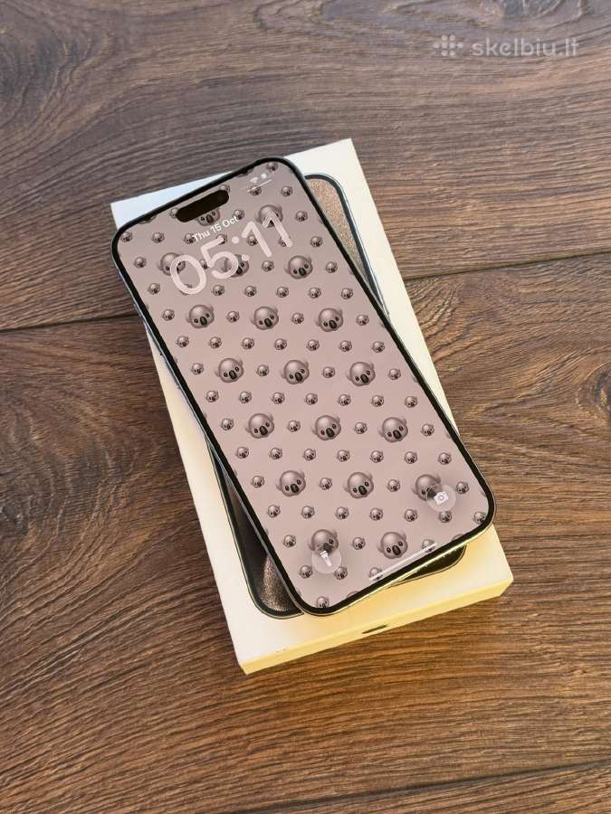 Apple iPhone 15 Pro Max 256gb BH:100% 9.8/10 - nuotraukos Nr. 5