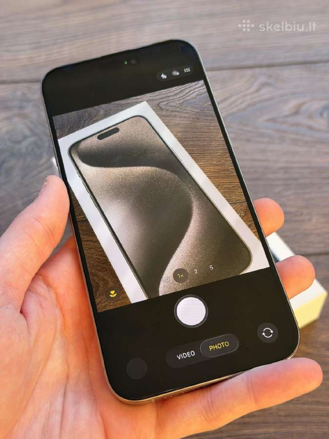 Apple iPhone 15 Pro Max 256gb BH:100% 9.8/10 - nuotraukos Nr. 11