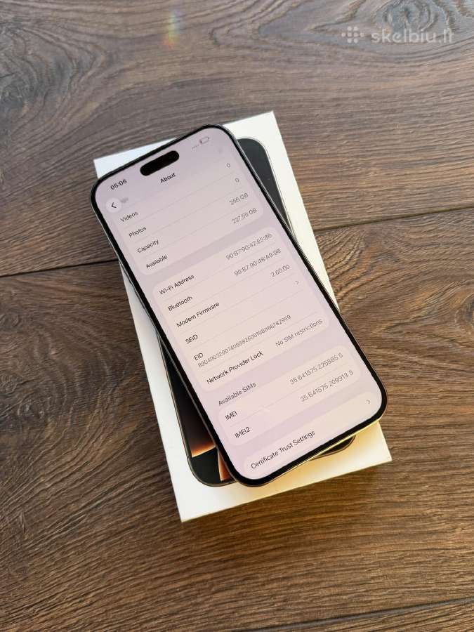 Apple iPhone 16 Pro Max 256gb Desert Titanium - nuotraukos Nr. 8